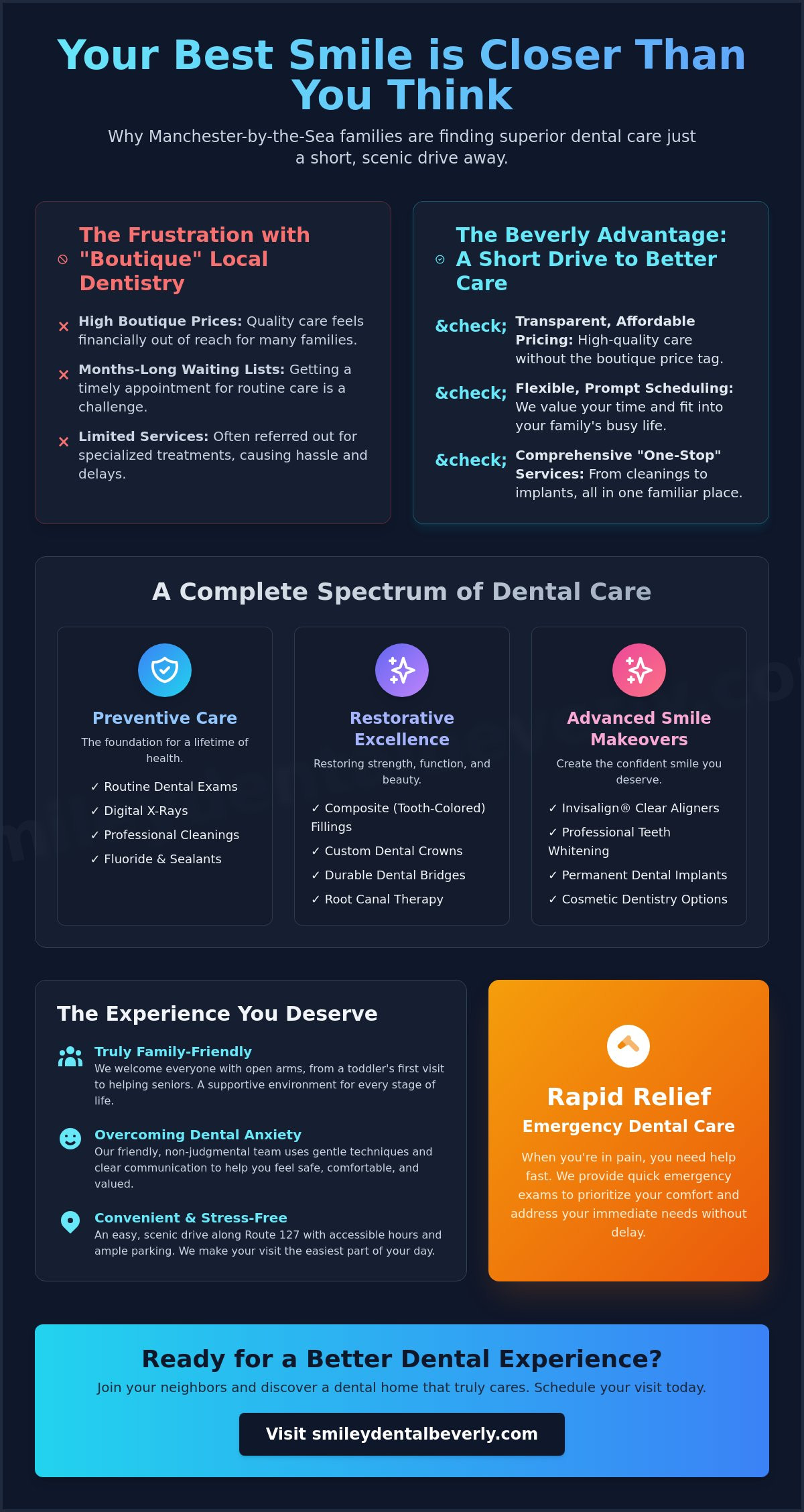 Dentist Near Manchester-by-the-Sea, MA: Your Guide to Quality Local Care