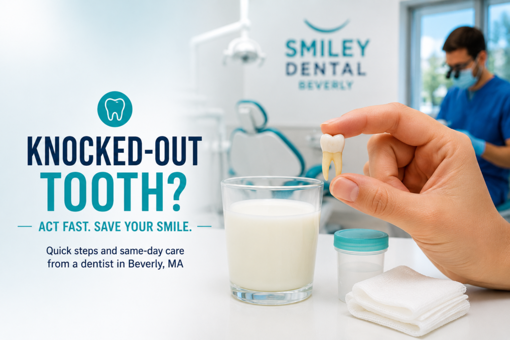 Manage a Knocked-Out Tooth Before Getting to a Dentist in Beverly, MA